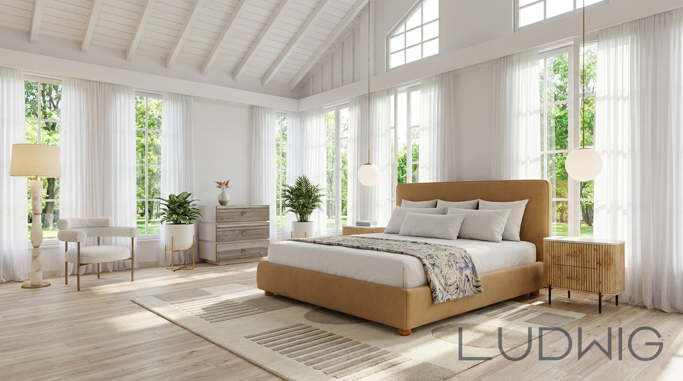 Bright Garden Bedroom